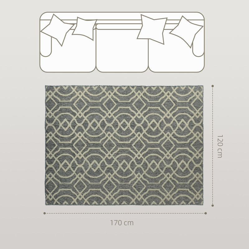 Area Rug, Rectangle 120 x 170 cm