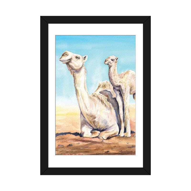 « mixte & de veau », impression sur toile, Papier d'art encadré noir, H 24 po x l 16 po x P 1 po, Blanc