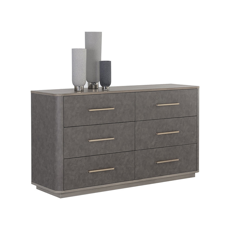 Commode double 6 tiroirs Hubsch