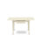 3 Piece Kitchen Table & Chairs Set Contains a Rectangle Dining Room Table with Dropleaf and 2 Gray Linen Fabric Parsons Chairs, Linen White-1210447990-1224005847-1224005843