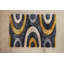 Tapis abstrait gris / jaune Thionville-357637342