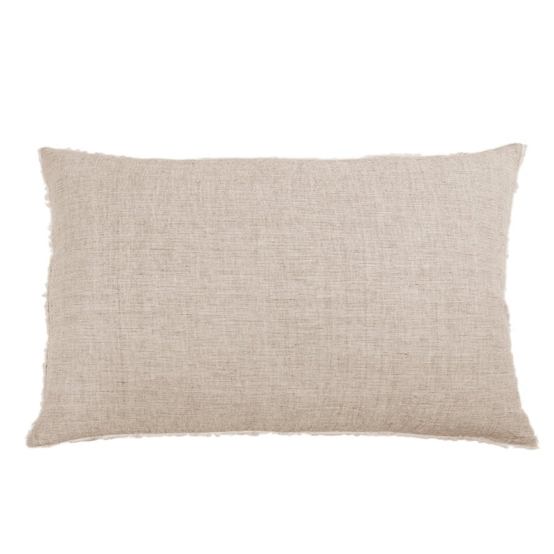Logan Navy/Olive/Terra Cotta/Charcoal Linen Piece Sham, King, Terra Cotta