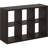 Cubicle Open Back Decorative Cube Storage Organizer, 6-Cube,