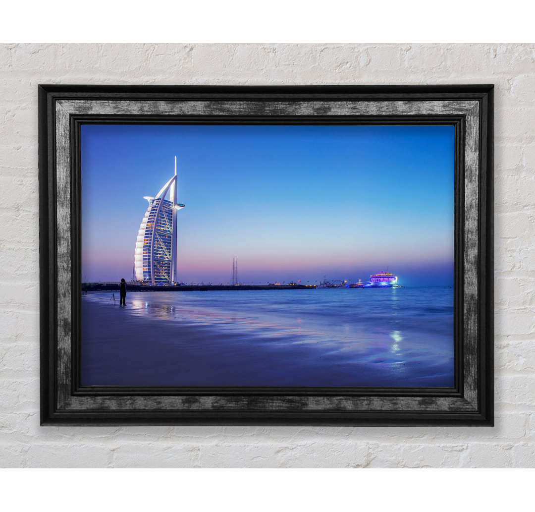 Gerahmter Kunstdruck Burj Al Arab 7 Star Hotel