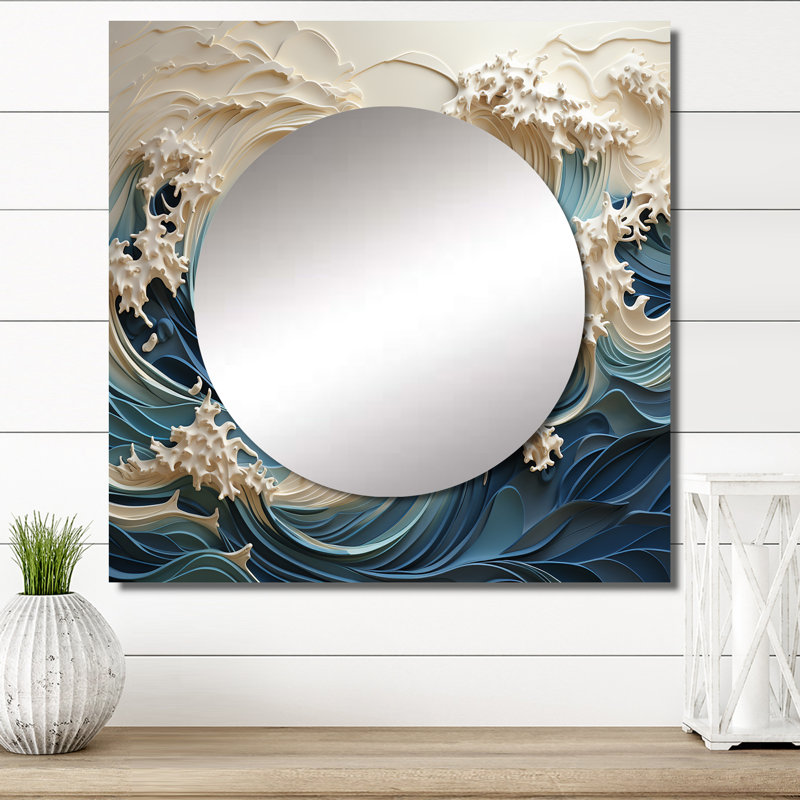 Grand miroir carré Dagomar, 29 po x 29 po