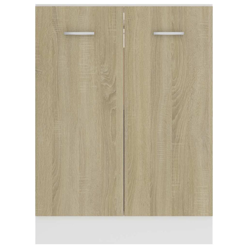 Armoire inférieure en bois d'ingénierie vidaXL, Chêne artisanal