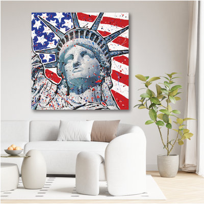 Série Studio - Statue de la Liberté II - Toile tendue avec châssis - Collection Hamner