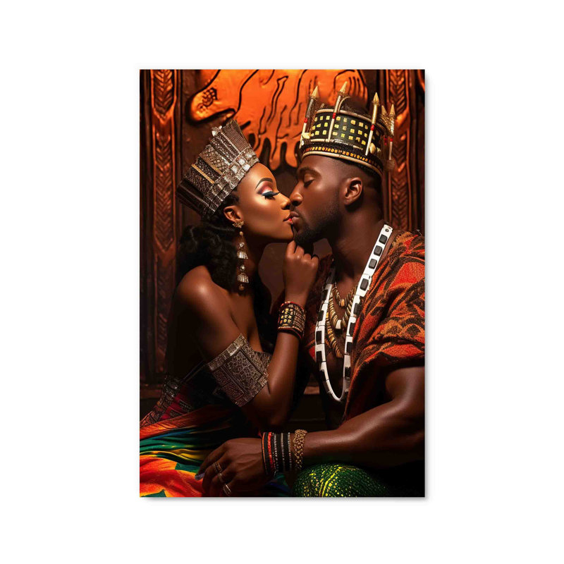 «African Love» - impression sans cadre, H 36 po x l 24 po x P 1 po