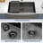 33" L x 21" W Farmhouse Kitchen Sink Stainless Steel Farm Sink Apron Front Single Bowl Kitchen Sink-100667755
