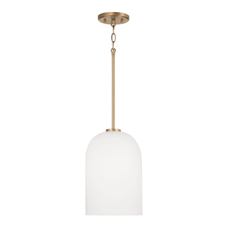 Hilvert 1 - Light Dome Pendant, Brass