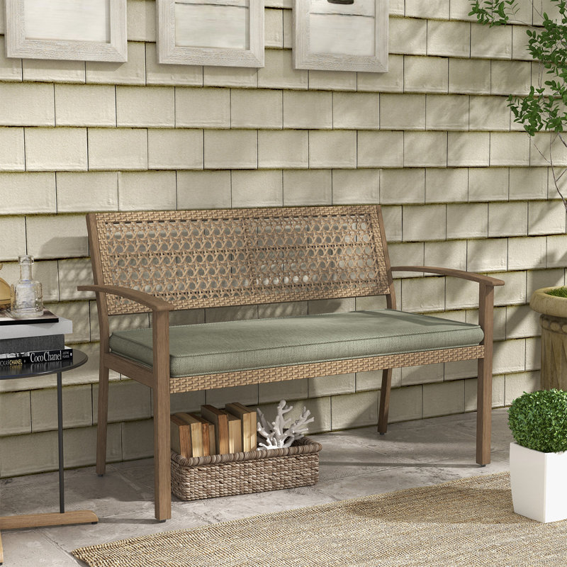 Banc en osier Morgane