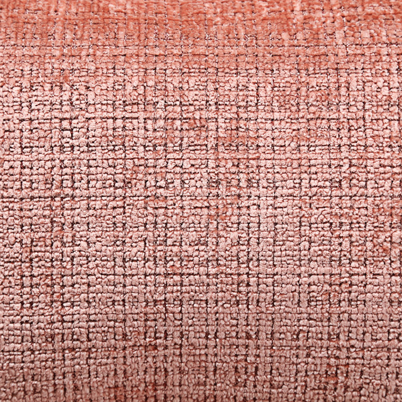 Fauteuil à billes rond avec repose-pieds, Rose