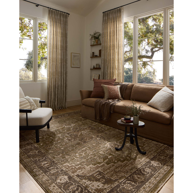 Tapis mousse / gris anthracite Loloi Haywood, Rectangle 2 pi 3 po x 3 pi 11 po