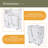 Multifunctional Folding Dining Table With Wall-Mounted Sideboard & Storage For Small Apartments