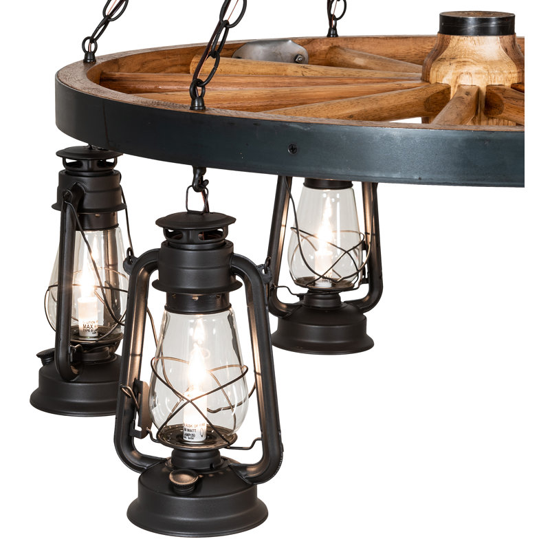 Miner's 6 - Light Chandelier