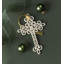 2025 Snow Fantasies Cross Ornament