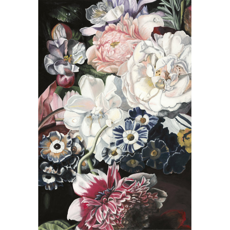 Baroque botanique I, H 18 po x l 12 po