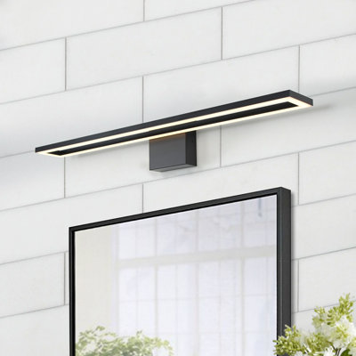 Barre d'éclairage de salle de bain moderne à 1 lumière à DEL à intensité variable Changanbi