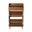 Armoire à chaussures double couche - et pin, capacité de 45 lb, couleur noyer, savoir-faire exquis, étagère ouverte à 2 portes et 1 tiroir, couche, peau naturelle, savoir-faire
