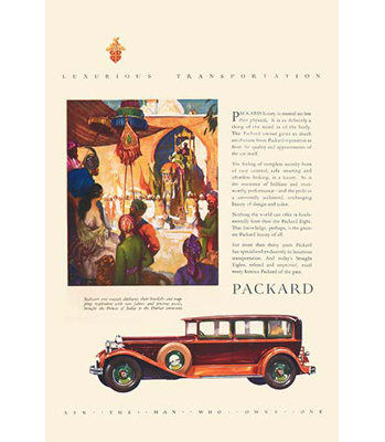 Packard Vintage Advertisement