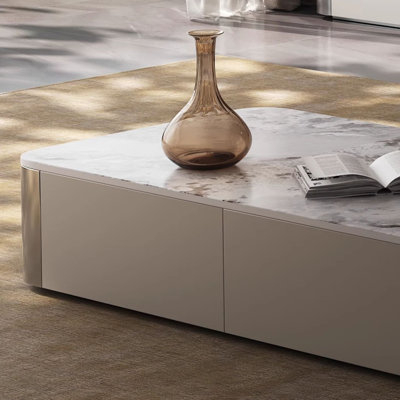 Modern Coffee Table with Sintered Stone Top