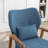 Koutsky Upholstered Accent Chair with Ottoman-582407038