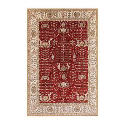 Tapis oriental beige / rouge Janig