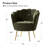 Louise Velvet Modern Task Chair With Ergonomic Design-1944554632