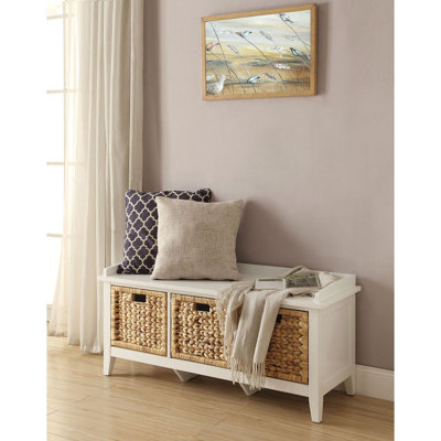 Banc de rangement à 3 tiroirs Laverne