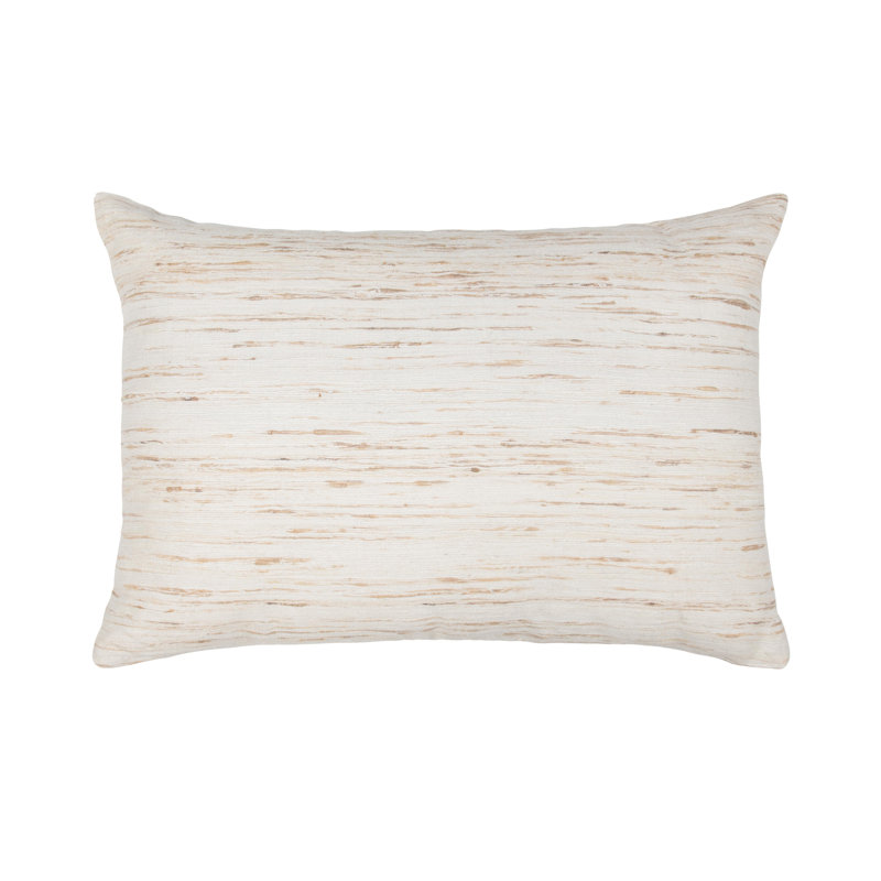 Coussin en soie Dalton, Rectangle H 14 po x l 20 po