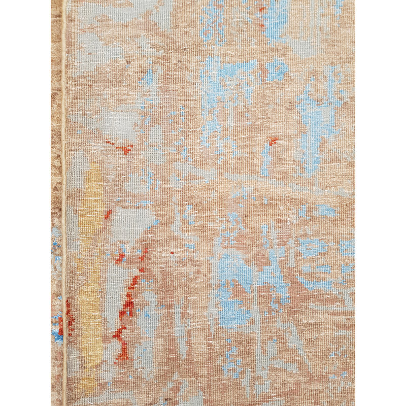 Hand Woven Wool Abstract Area Rug