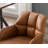 Comfy Faux Leather Desk Chair Modern Computer Task Chair Swivel Accent Chair With Mid Back Arm Chair For Living Room/Bedroom/Home Office-1037455874