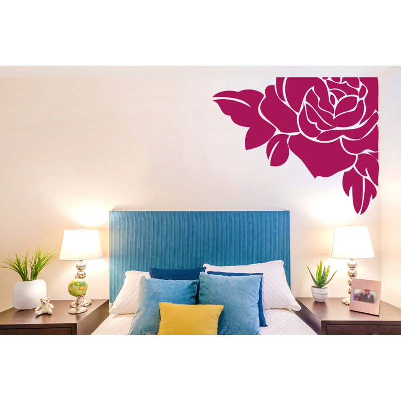 Plants & Flowers Non-Wall Damaging Wall Decal, Violet, Large
