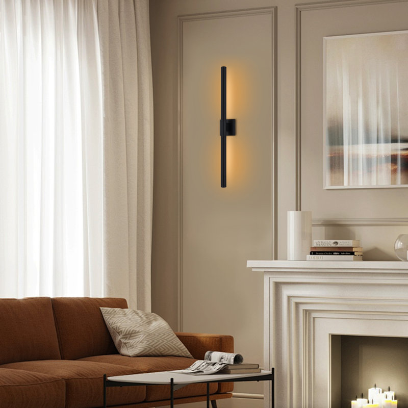 Jonavon LED Wall Light, 32" H x 4.75" W x 3.5" D