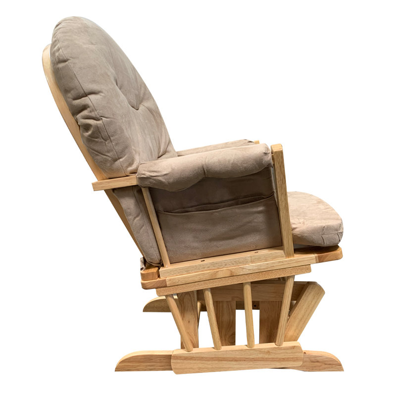 Latitude Run Benton Glider Accent Chair with Ottoman