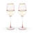 Rose Crystal White Wine Glass