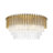 4 - Light Glass Flush Mount Ceiling Light