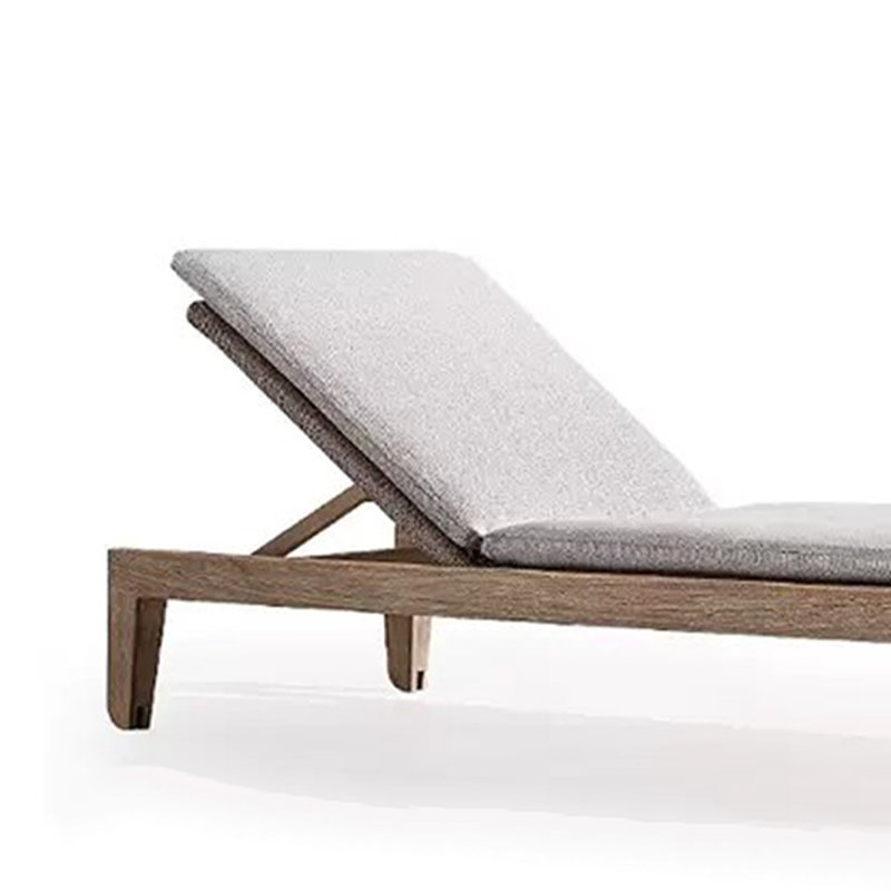 Chaise longue d'extérieur inclinable