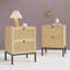Boho Natural Rattan Bedroom Set-1384053789-1404252190