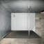 Walk in Shower Enclosure With Dark Grey Easy Clean Safety Glass -671703421-671703405