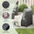 4 - Person Outdoor Wicker Patio Conversation Furniture Set