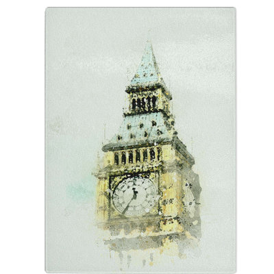 Tempered Glass Big Ben Chopping Board
