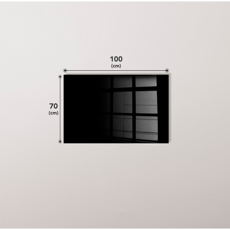 Superbe peinture murale en verre trempé 27,6 po x 39,4 po | 100% verre trempé, épaisseur: 0,16 pouce | Décoration élégante pour le salon ou le bureau, durable et facile à nettoyer, idée de cadeau parfaite