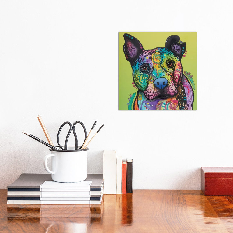 Lucy The Dog by Dean Russo - Wrapped Canvas Gallery-Wrapped Canvas Giclée, 30.48 cm H x 30.48 cm W