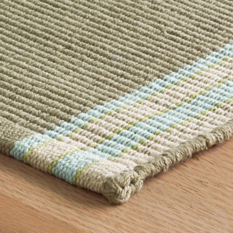 Stone Soup Handwoven Cotton Rug, Rectangle 6' x 9'