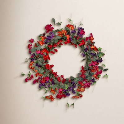 24"Mini Garden Blossom Wreath
