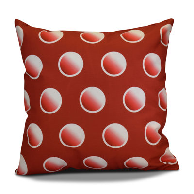 Housse de coussin décoratif carrée et insert dip dye dots