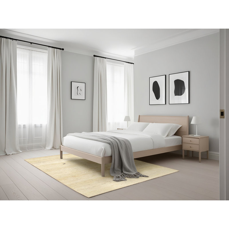 Tapis gris/brun zone contemporaine, Rectangle 5 pi x 7 pi