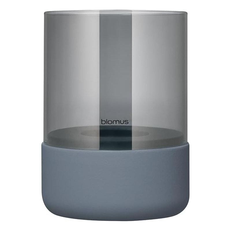 Corner Tealight Holder, 16 cm H x 14 cm W x 10 cm D, Navy