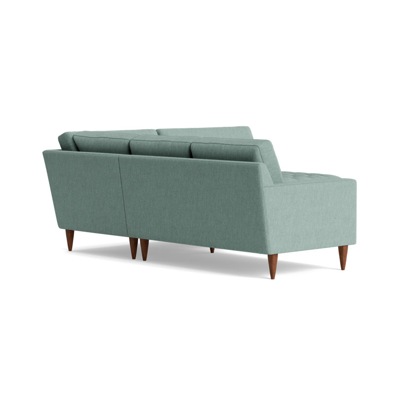 MCM Sectional With Bumper (95" X 95"), Right Hand Facing, Performance Weave - Spa